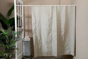 Pan Home Krisslyn Shower Curtain Beige 180x180cm