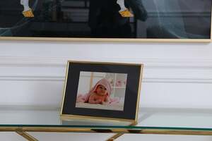 Pan Home Shanyn Photo Frame 8.5x11 Inch-gold