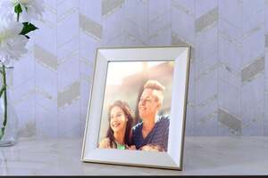 Pan Home Feather Photo Frame 8x10 Inch Cream