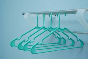 Pan Home Jeo S/10 Cloth Hanger Turquoise 41x23cm