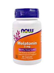 Now Foods Melatonin 3mg - 60 Veg Capsules