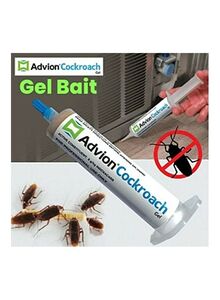 Generic Cockroach Killer Gel Bait Includes (1 Tube +1 Plunger +1 Tip) Multicolour 30g