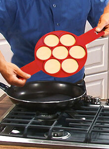 Generic Egg Ring Pancake Mould Red