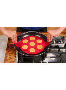Generic Egg Ring Pancake Mould Red