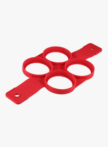 Generic 4-Slot Pancake Mold Red 16x4x10centimeter