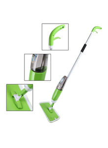 Generic Cleaning Spray Mop Green/Silver