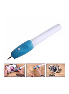 Generic Electric Engraver Pen White/Blue