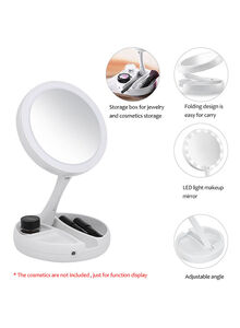 ANSELF LED Lighted Makeup Mirror White