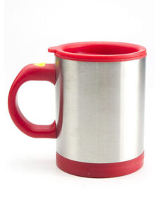 Generic Self Stirring Mug Red/Silver 400ml
