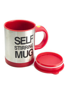 Generic Self Stirring Mug Red/Silver 400ml
