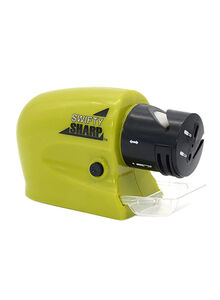 Swifty Sharp Cordless Motorized Plastic Knife Sharpener Green