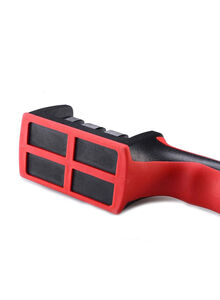 CYTHERIA 3 Stage Knife Sharpener Black/Red 21x5x5.7centimeter