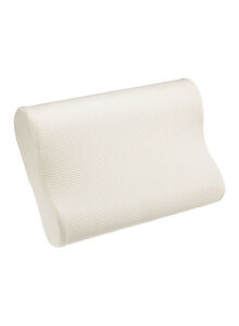 Generic Memory Foam Solid Pillow Memory Foam White