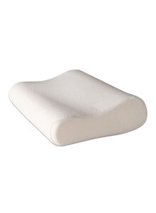 Generic Memory Foam Neck Pillow White Standard