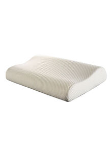 Generic Molded Contour Memory Foam Pillow White Standard
