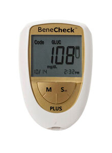 BeneCheck Plus 3 In 1 Cholesterol + Uric acid + Glucose Meter Kit