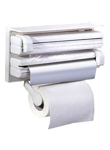 Generic Triple Paper Dispenser White standard