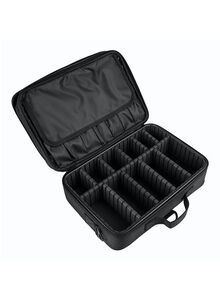 TGGT Makeup Brushes And Cosmetics Travel Organizers Black