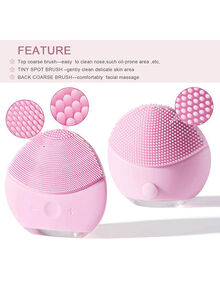 Forever Silicon Facial Cleansing Electric Brush Lina Mini Pink