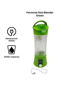 YupFun USB Rechargeable Portable Mini Electric Blender 300 ml 1000 W TF-001 Green