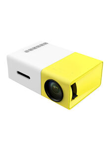 Generic YG-300 LCD Mini Portable Projector PROJ-1024-Y2 Yellow