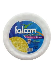 falcon 25-Piece Foam Bowls White