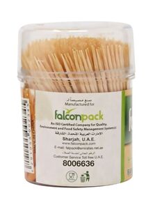falcon 500-Piece Bamboo Tooth Picks Beige