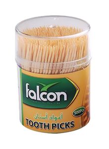 falcon 500-Piece Bamboo Tooth Picks Beige