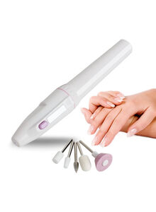 AS SEEN ON TV The Original Salon Shaper Manicure Kit White/Silver