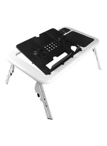 Generic Laptop Table With Fan And USB White