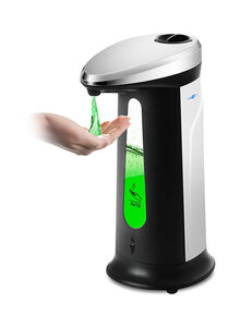 Generic Automatic Touchless Sanitizer Soap Dispenser White/Black 400millimeter