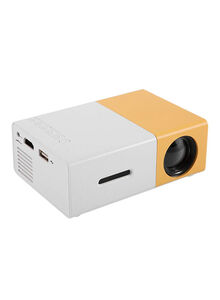 Generic YG300 LED Mini Projector T30 25 Lumens T30 White/Yellow