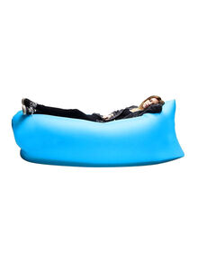 Generic Portable Inflatable Sofa Mattress Blue