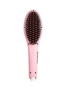 Generic Hair Straightening Brush Pink/Black