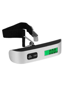 Generic Digital Luggage Electronic Scale Silver/Black