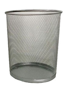 Generic Round Waste Basket Silver