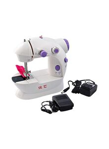 Generic Portable Electric Sewing Machine 2724450714154 White/Purple