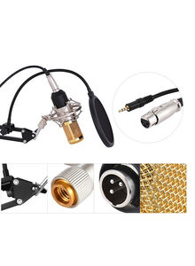 Generic Condenser Microphone Kit 1389816 Gold/Black/Silver