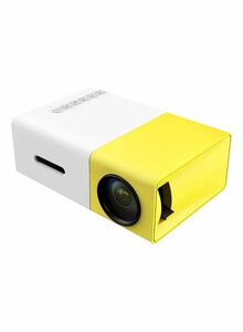 Generic Mini LCD Portable Projector 2724462176193 Yellow