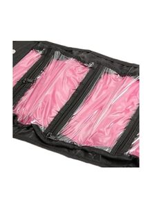 Generic Hanging Cosmetic Bag Pink/Black/Clear