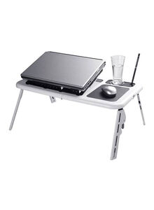 Arsevi Portable E-Table Stand Cooler For Laptop White/Black