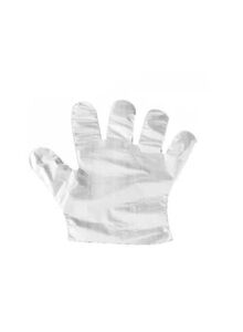 Sweet Home 100-Piece Disposable Plastic Gloves Clear