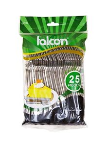 falcon 25-Piece Disposable Fork Set 17cm
