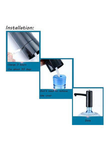 Generic Water Pump Dispenser 2724572313068 Black/Silver