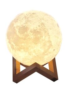 Aibecy 3D Moonlight Lamp Yellow/Brown