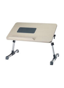 Generic Laptop Table With Cooling Fan Beige/Grey