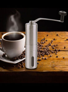 Generic Coffee Bean Grinder Silver 12.5x5x5centimeter
