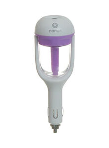 Generic Car Plug Air Humidifier-White/Purple