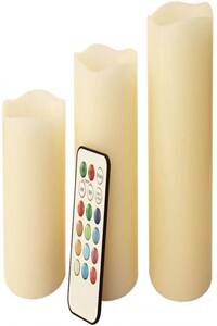 Generic Candels LED with Remote Control Beige