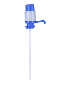 Generic Hand Press Water Pump Dispenser White/Blue